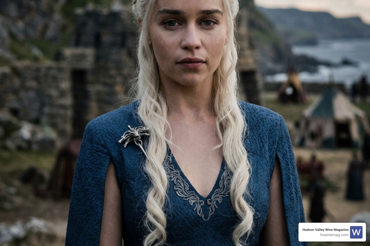 Clarke portraying Daenerys Targaryen Clarke portraying Daenerys Targaryen