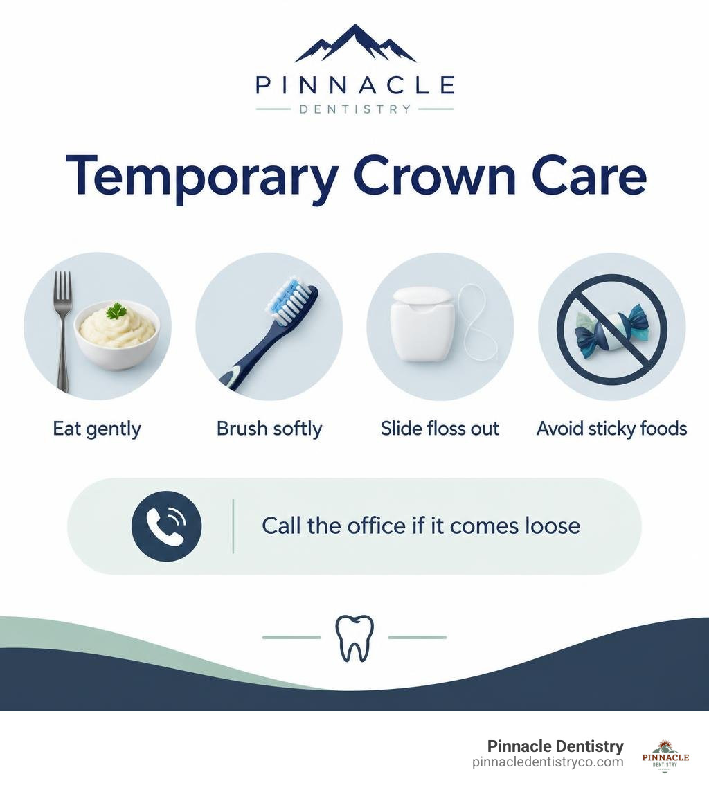 temporary crown care checklist temporary crown care checklist