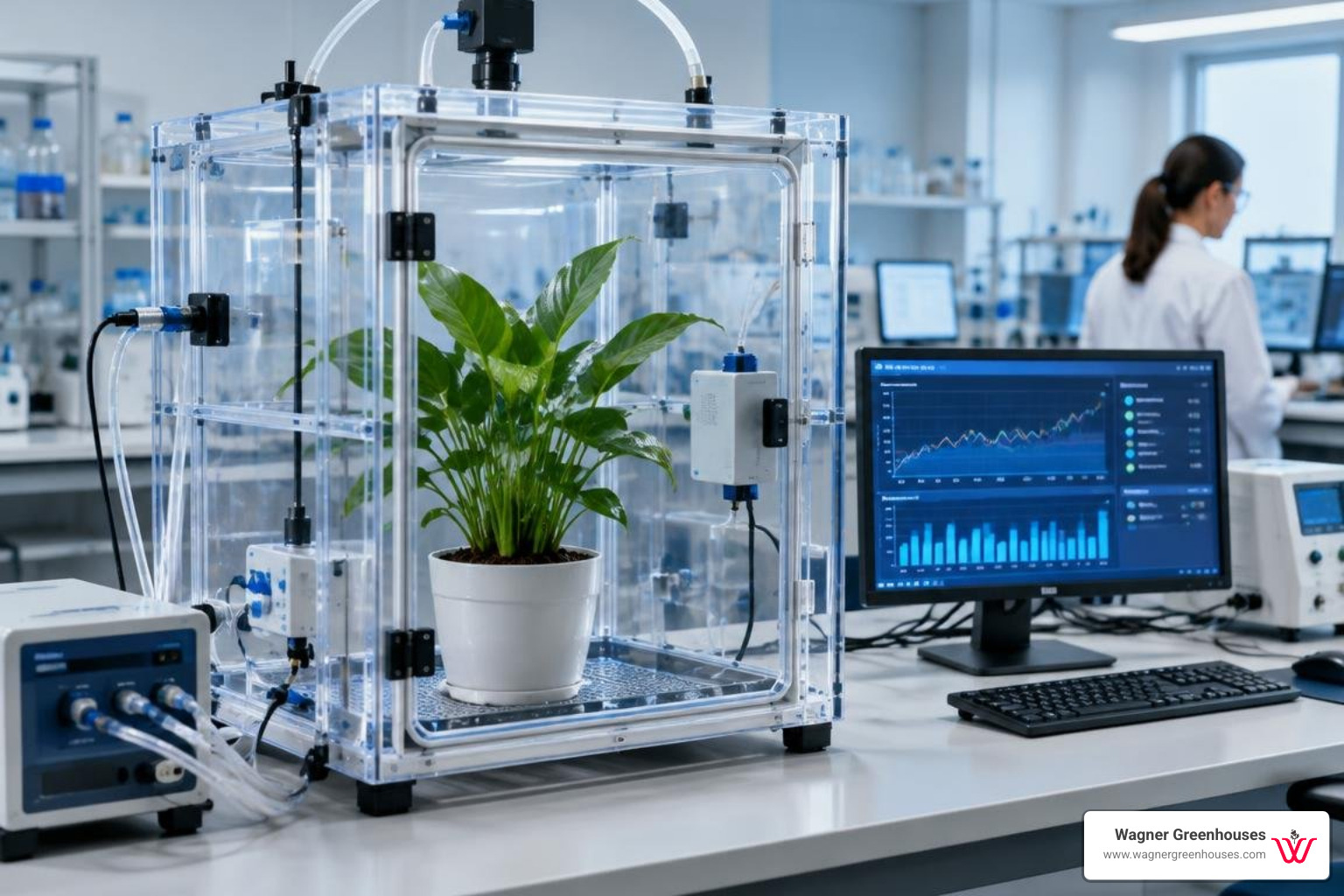 laboratory chamber testing for plant VOC removal