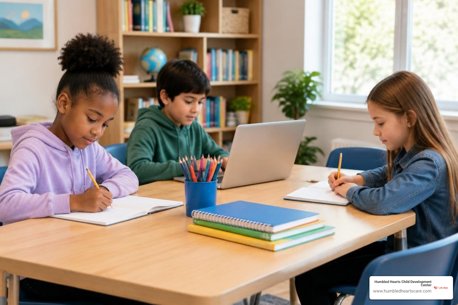 organized after-school homework stations with clean desks and learning tools organized after-school homework stations with clean desks and learning tools