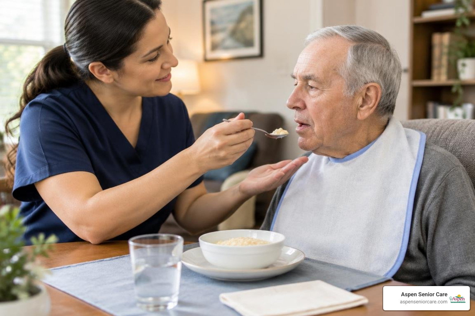 safe feeding techniques and positioning for dysphagia and aspiration prevention