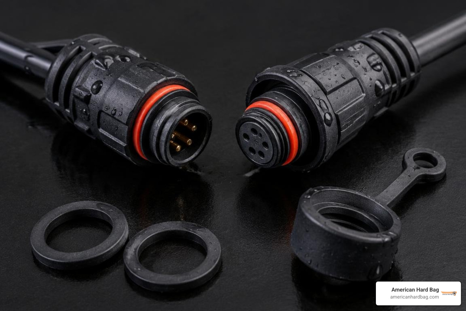 waterproof connectors and sealed silicone housing