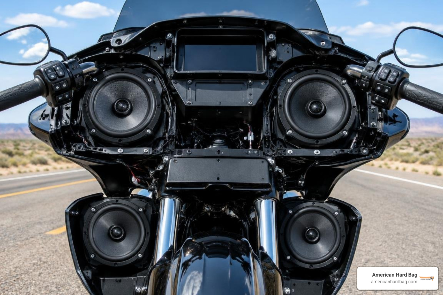 Multi-speaker fairing and lower audio system layout