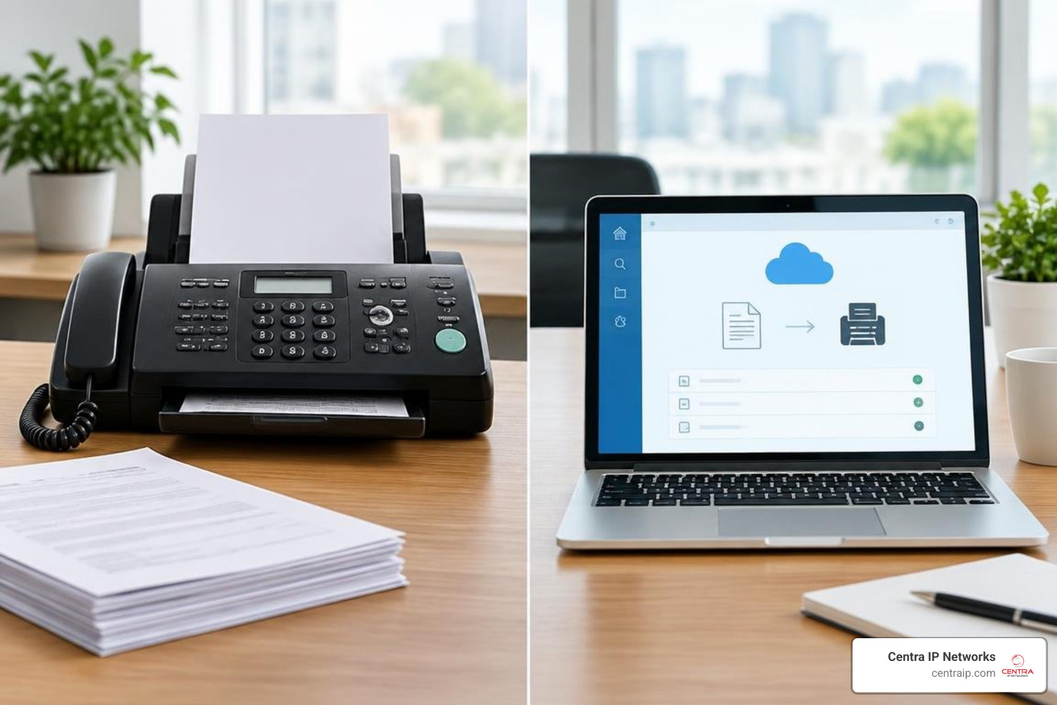 Comparing physical fax machines to digital cloud management interfaces Comparing physical fax machines to digital cloud management interfaces