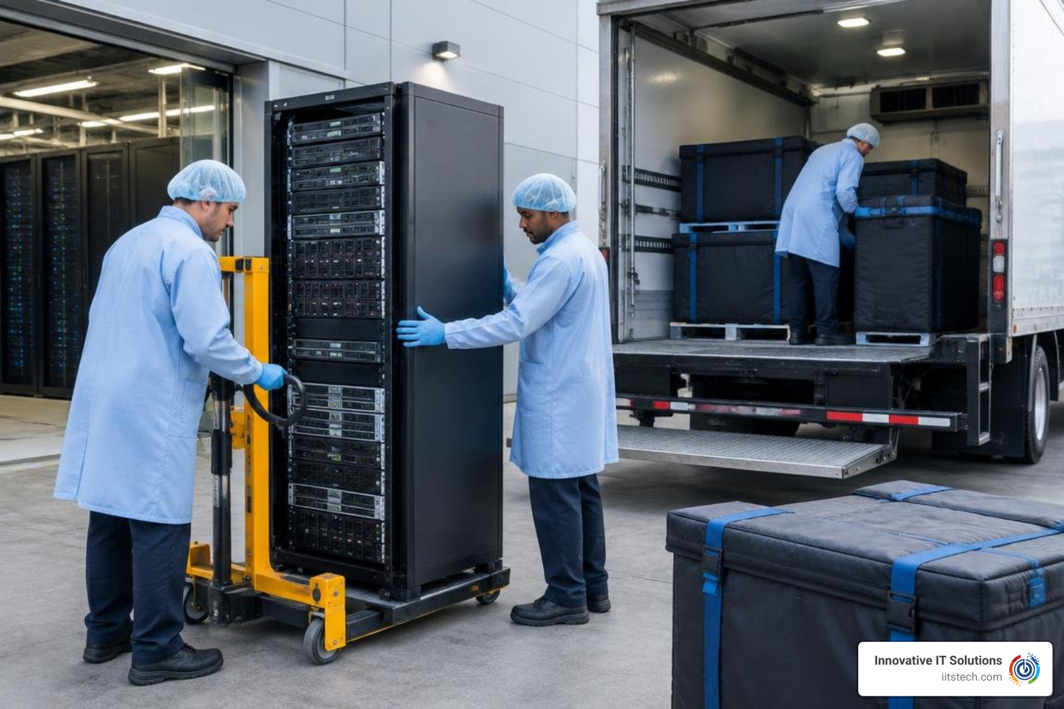 specialized handling and secure packing of enterprise server racks and computers specialized handling and secure packing of enterprise server racks and computers