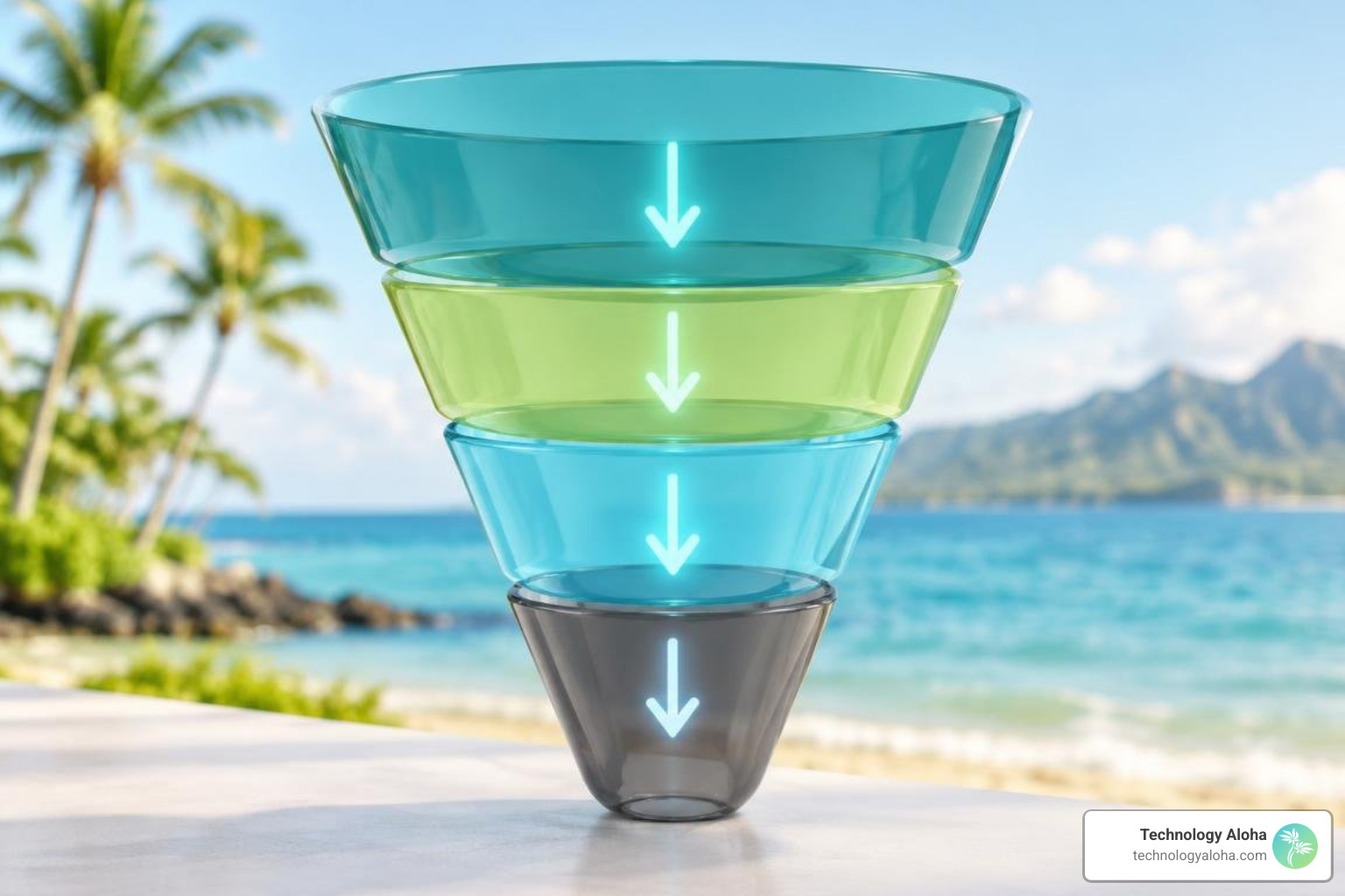 User-centric conversion funnel showing smooth progression from traffic to conversion User-centric conversion funnel showing smooth progression from traffic to conversion