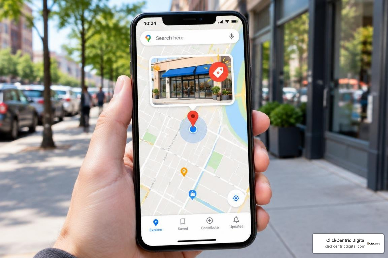 Demand Gen visual pin formats on Google Maps