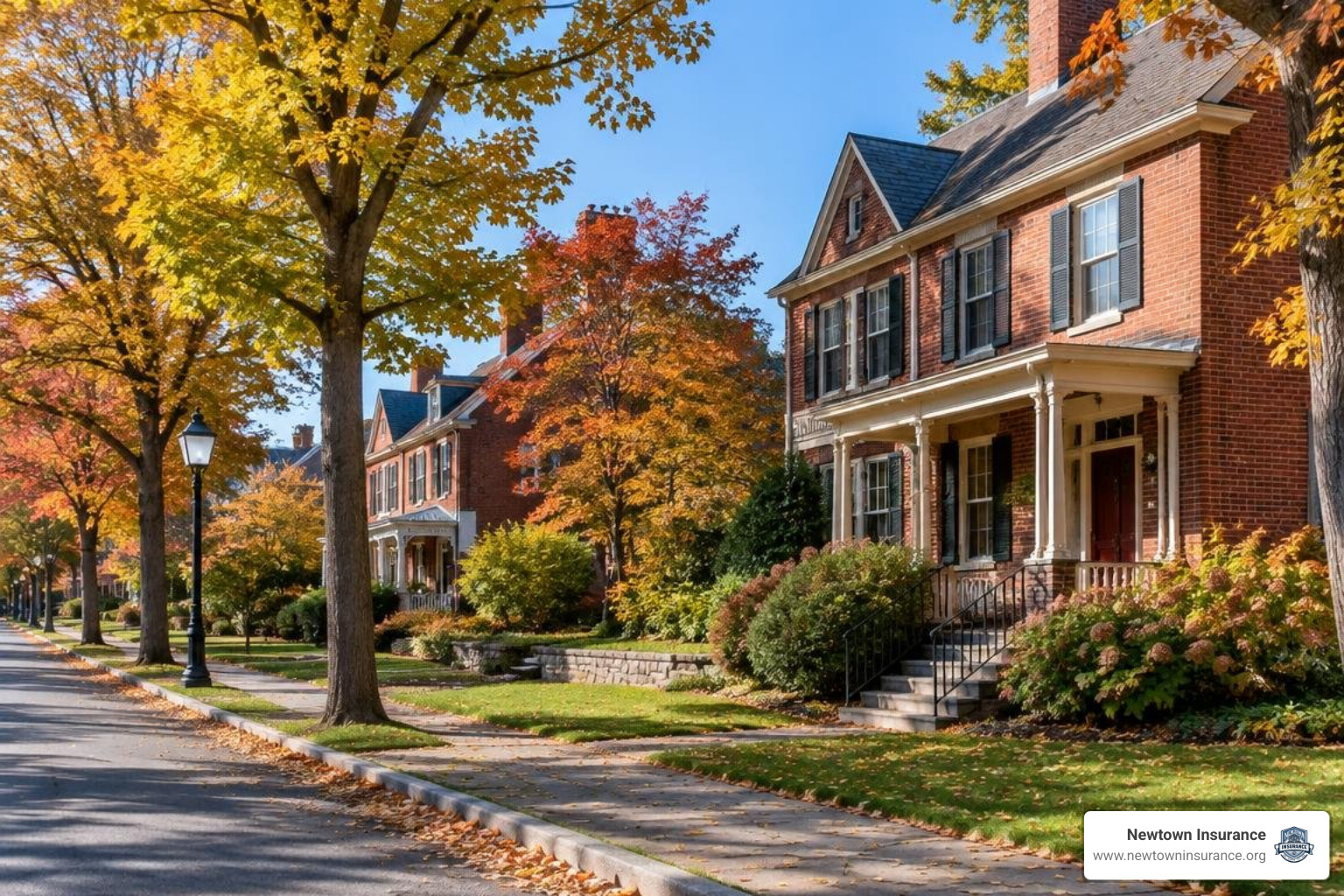 historic residential neighborhood in Hershey PA with tree-lined streets historic residential neighborhood in Hershey PA with tree-lined streets
