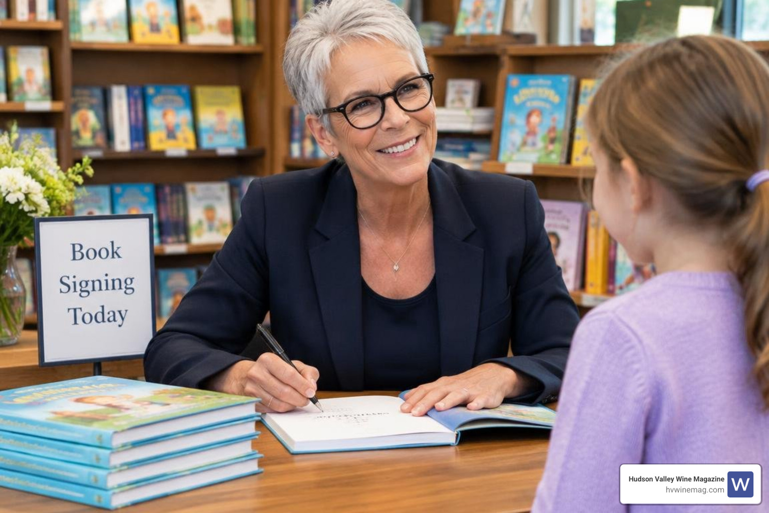 Jamie Lee Curtis children book signing Jamie Lee Curtis children book signing