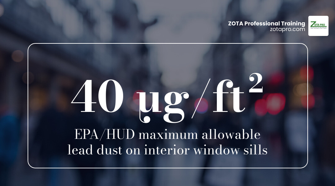 Comparison of lead safety thresholds for dust and bare soil infographic