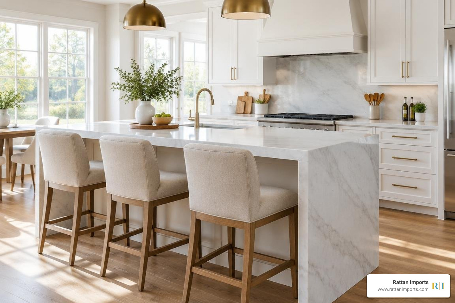 comfortable island bar chairs in a bright kitchen comfortable island bar chairs in a bright kitchen