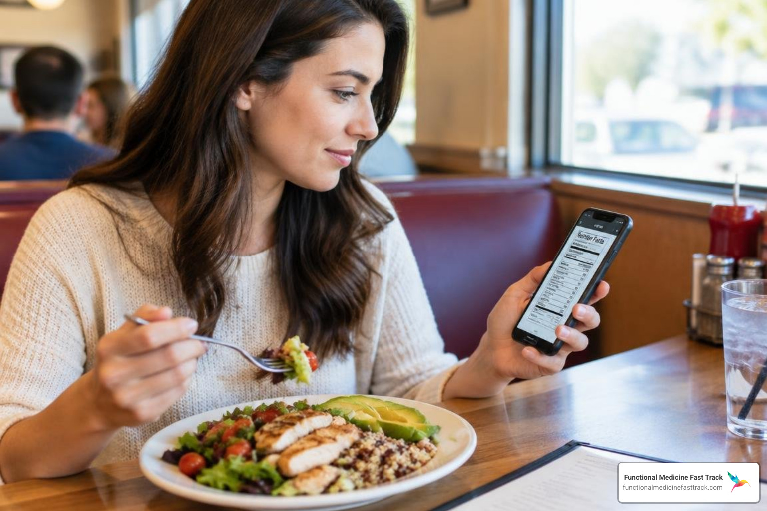reading packaged nutrition labels and restaurant menu macro breakdowns