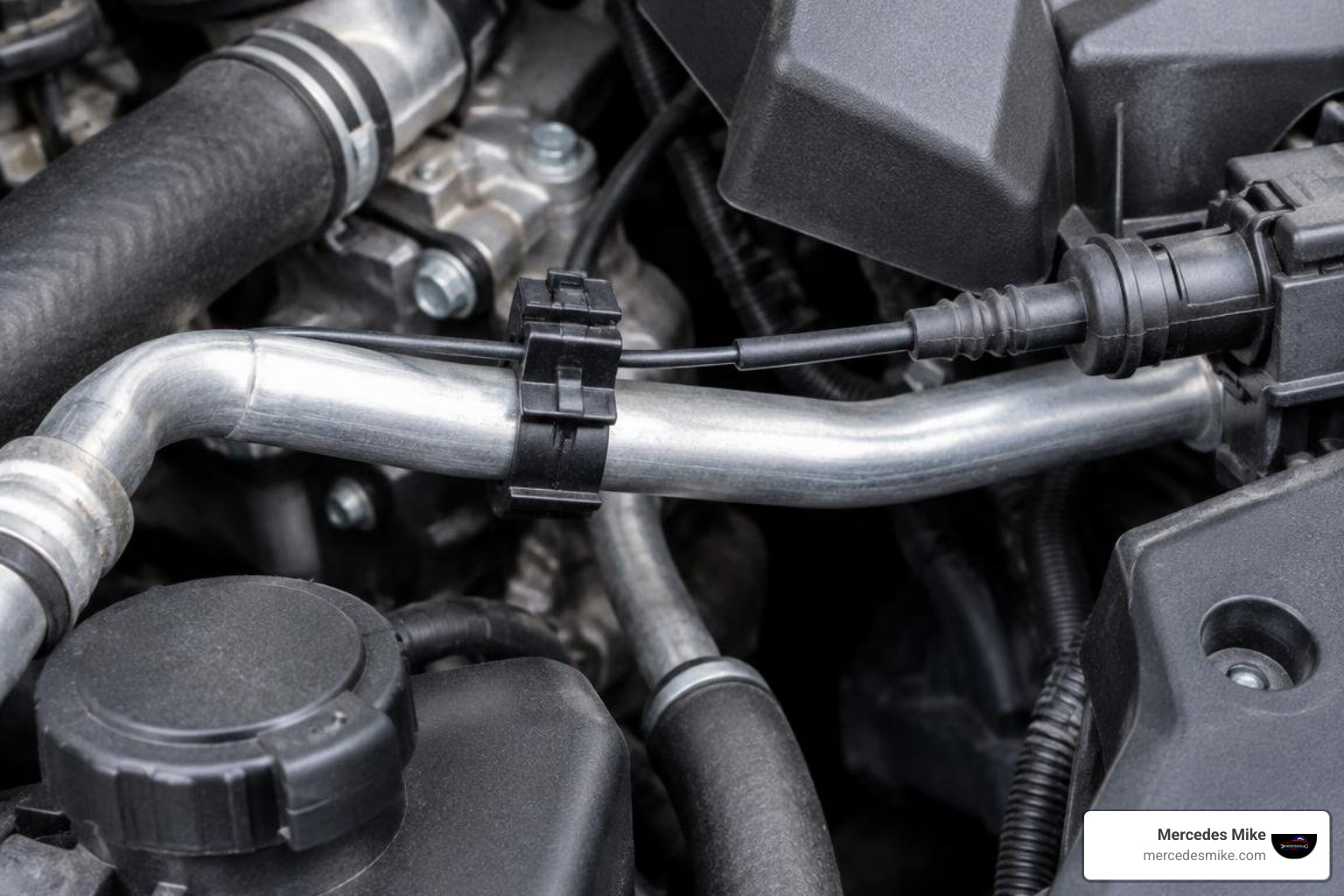 engine bay Bowden cable clip contacting low pressure refrigerant lines engine bay Bowden cable clip contacting low pressure refrigerant lines