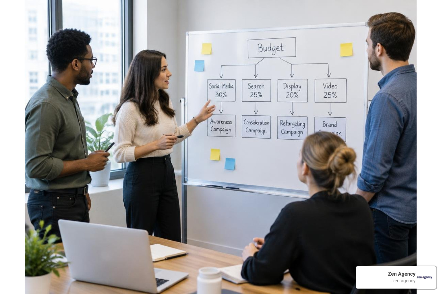 PPC account architecture and budget flow PPC account architecture and budget flow