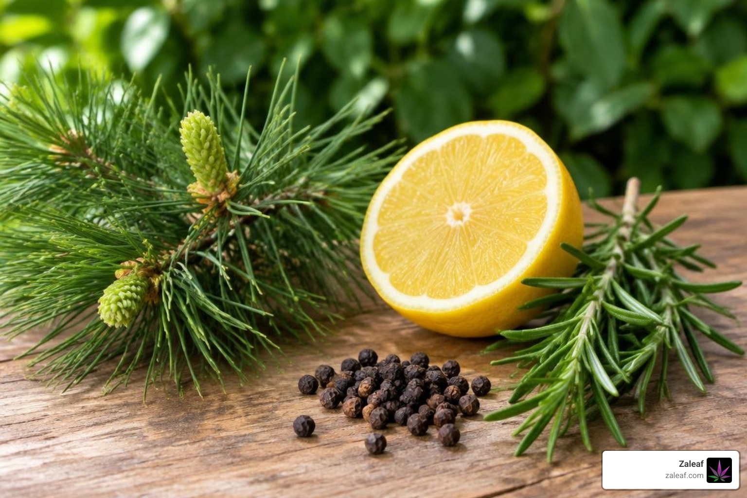 citrus pine and floral botanical terpene sources