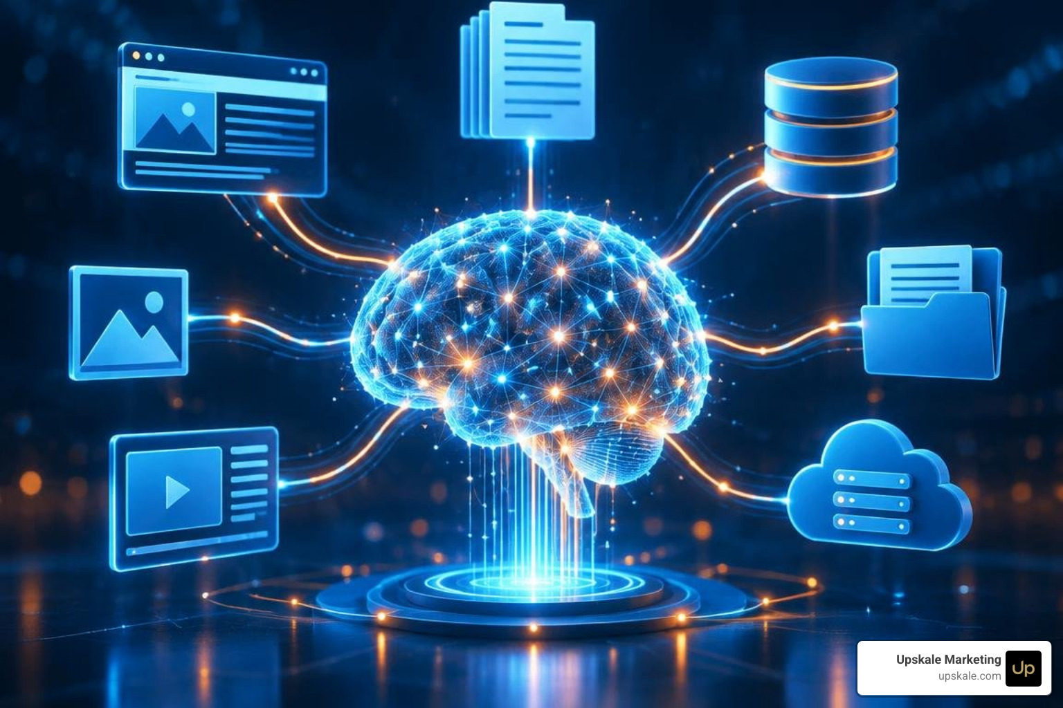 AI retrieval-augmented generation workflow citing digital sources