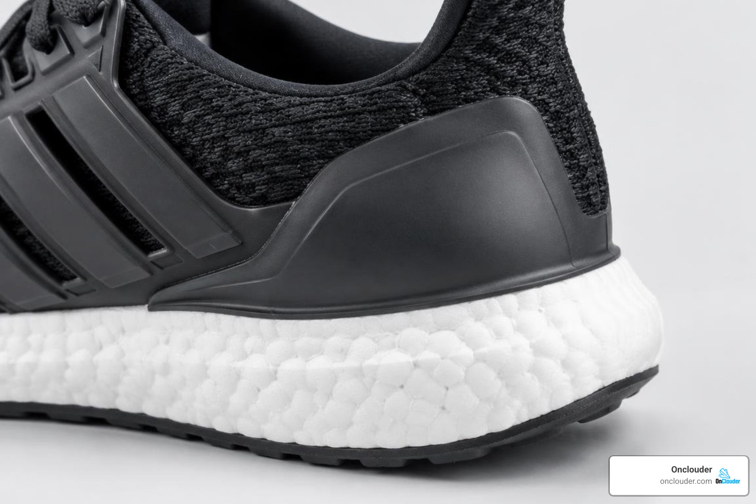 Ultra Boost midsole structure showing its cushioning and support features Ultra Boost midsole structure showing its cushioning and support features