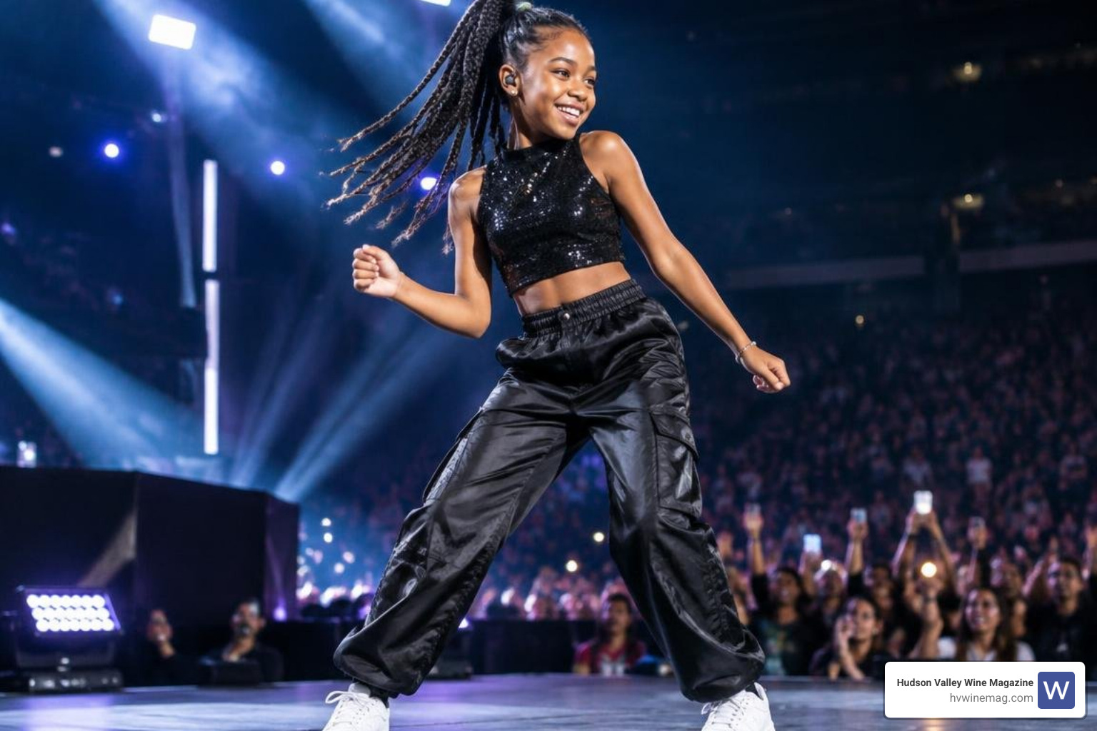Blue Ivy dancing live on stage Blue Ivy dancing live on stage