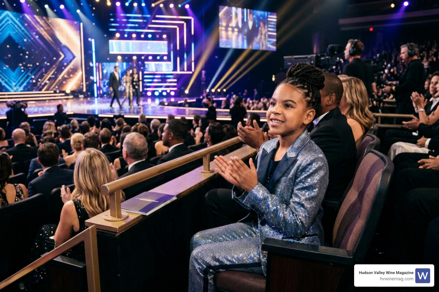 Blue Ivy Carter at a music award ceremony Blue Ivy Carter at a music award ceremony