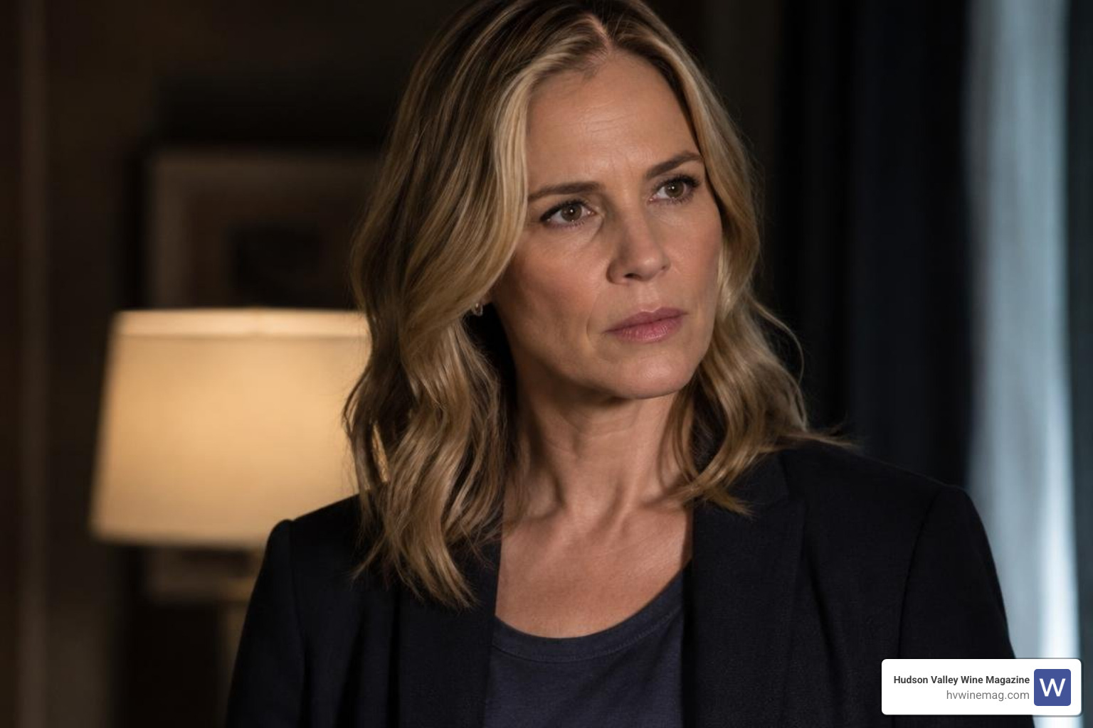 Maria Bello performing in a dramatic role Maria Bello performing in a dramatic role