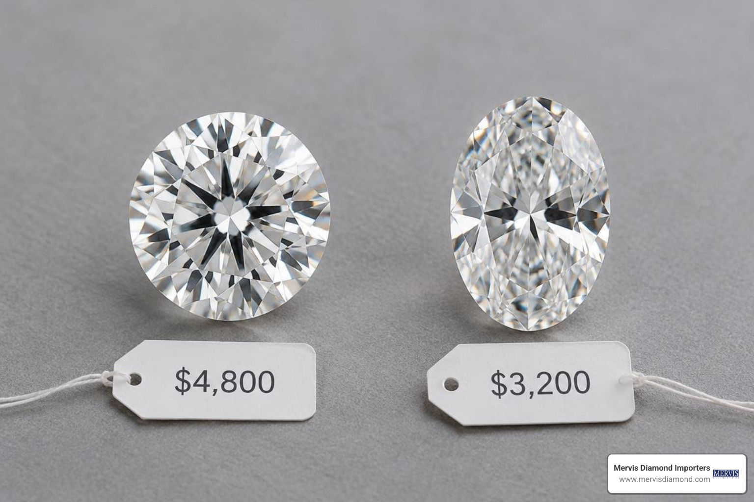 fancy shape versus round brilliant lab diamond pricing comparison