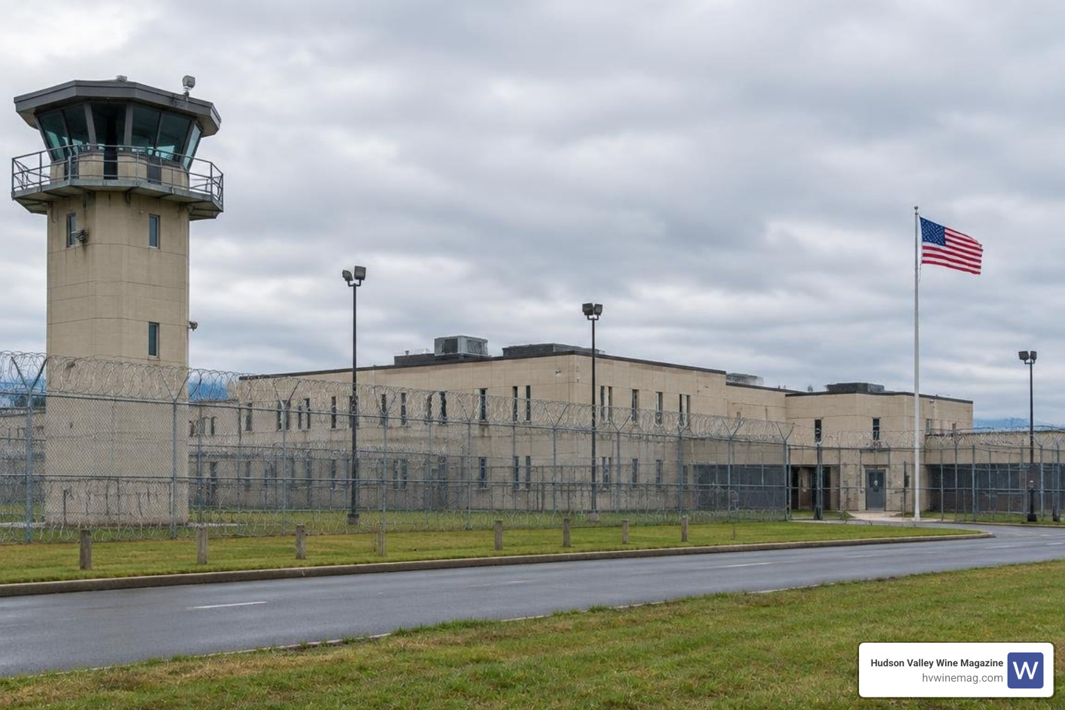 Federal correctional facility exterior at FCI Fort Dix New Jersey