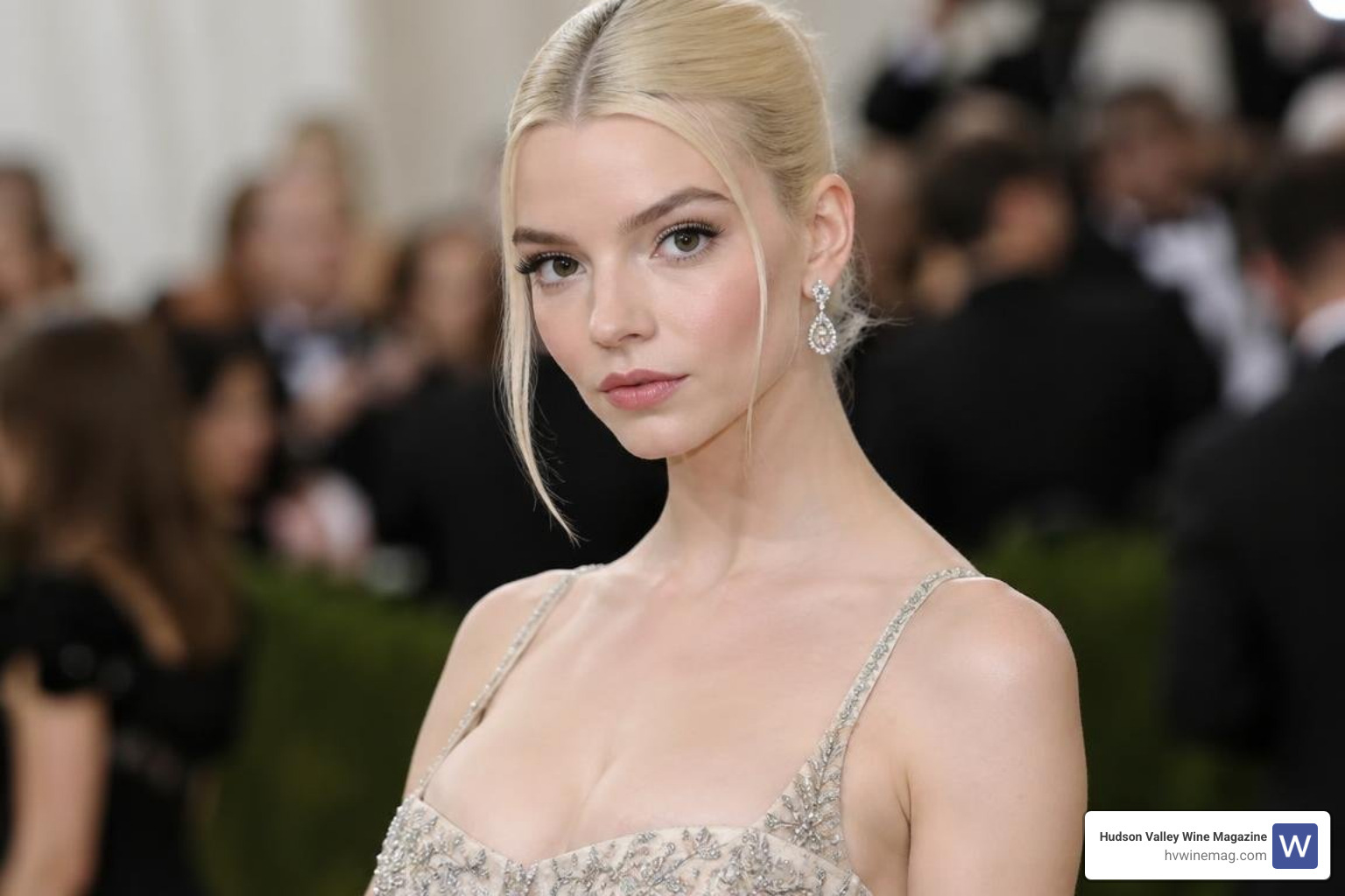 Anya Taylor-Joy at a high-fashion gala