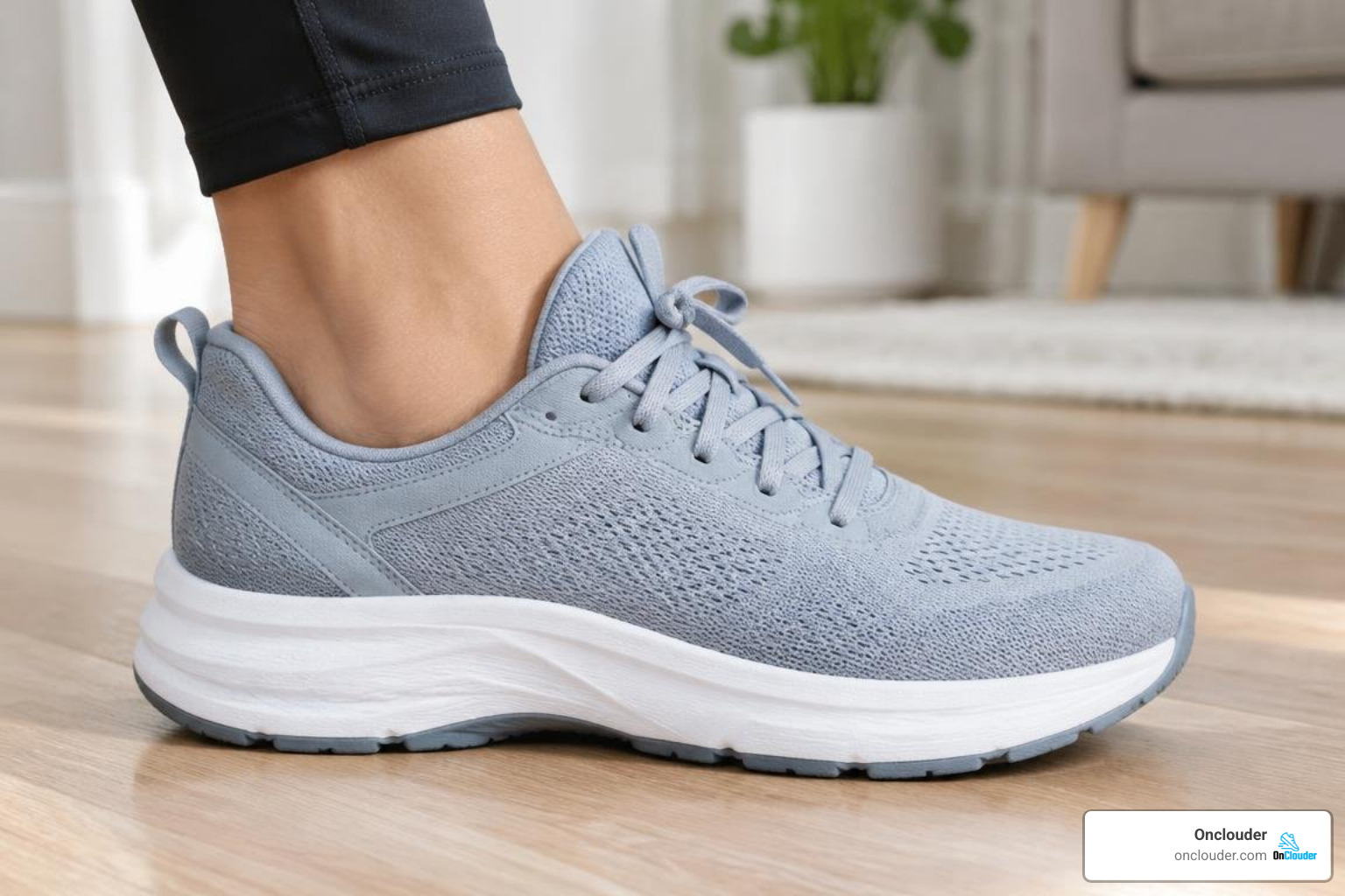 Shoe fit evaluation showcasing arch contour placement and toe box room Shoe fit evaluation showcasing arch contour placement and toe box room