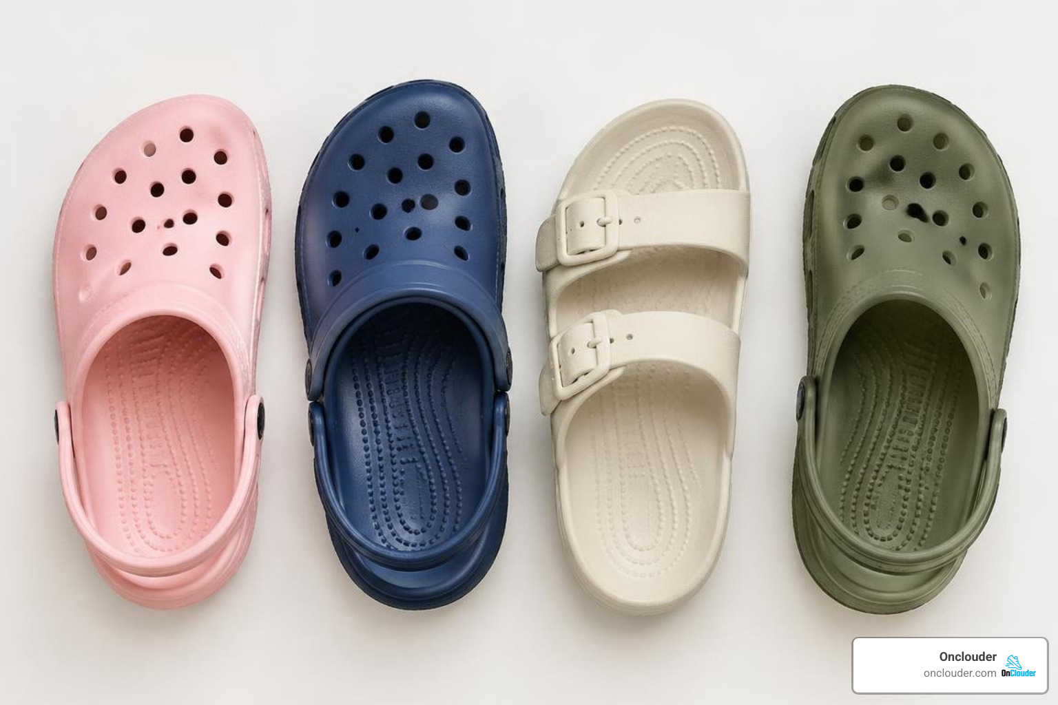 top Crocs sandal models side by side top Crocs sandal models side by side