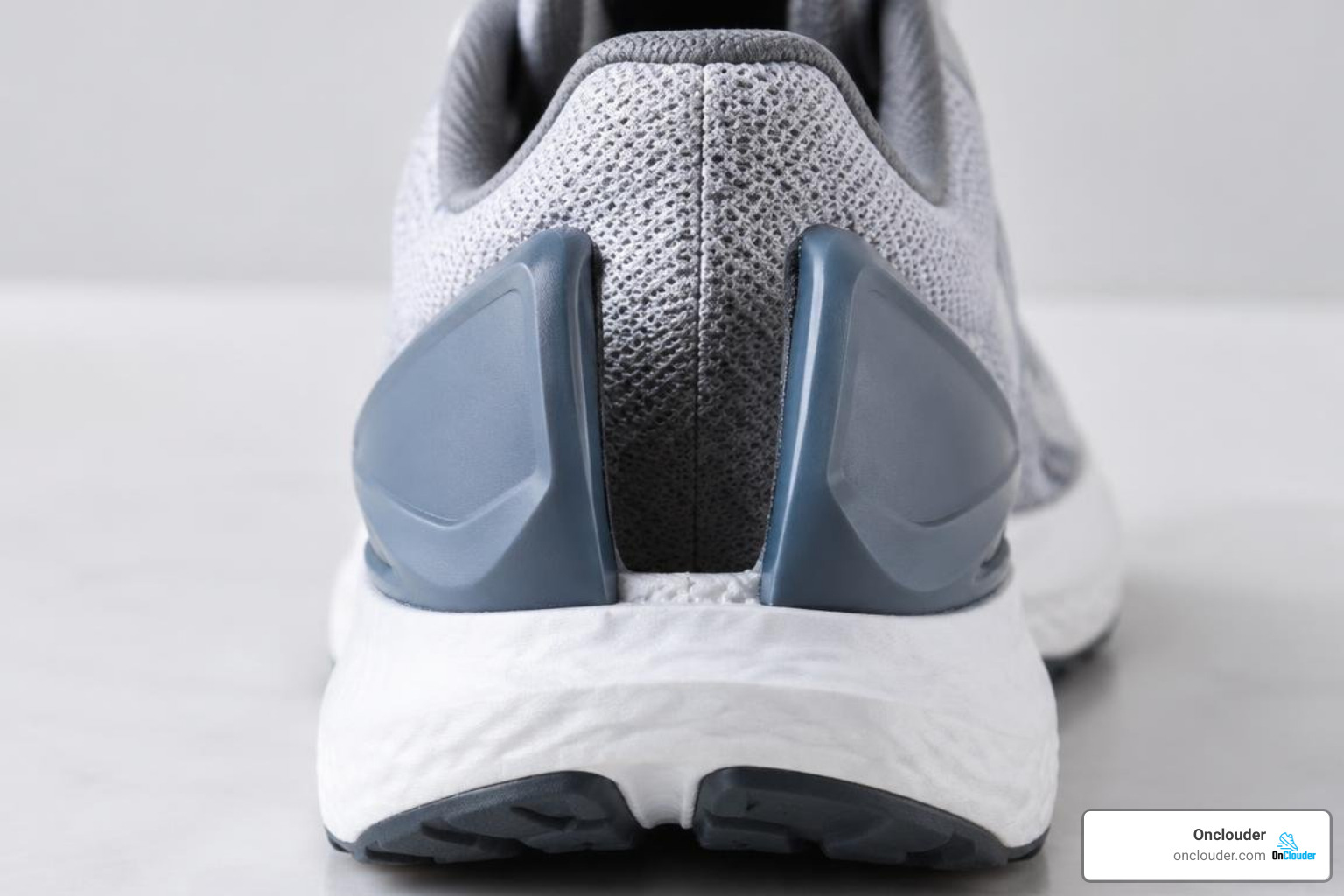 Split Fit Counter heel design relieving pressure on the Achilles tendon
