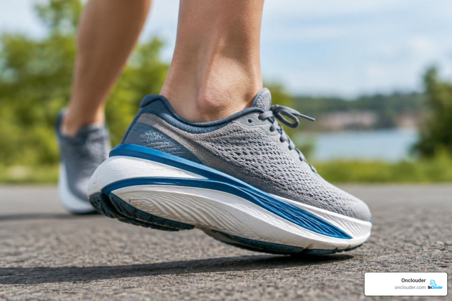 Solar Propulsion Rails guiding foot motion along the midsole edges