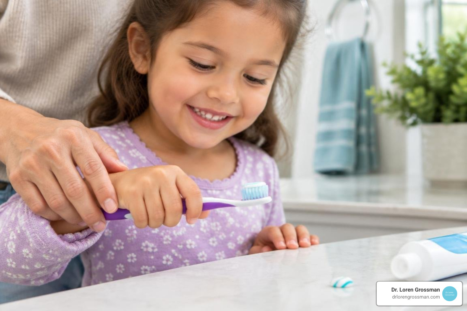 Toothpaste amounts by age: smear vs pea size