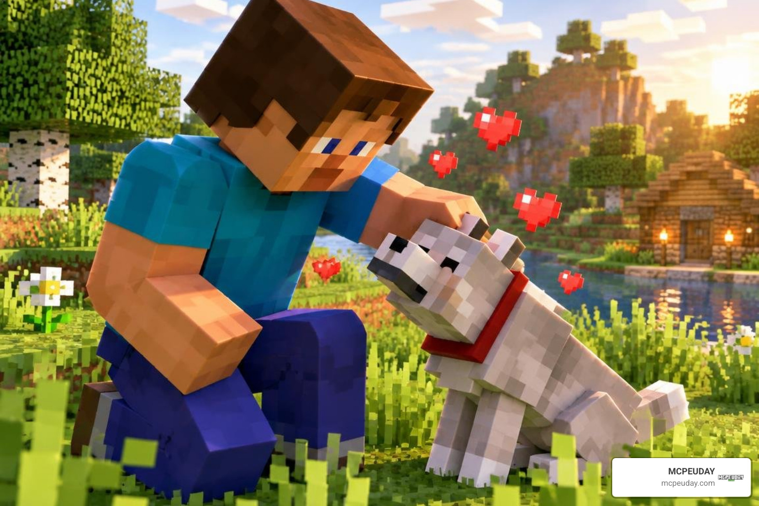 Petting animation mechanics in-game