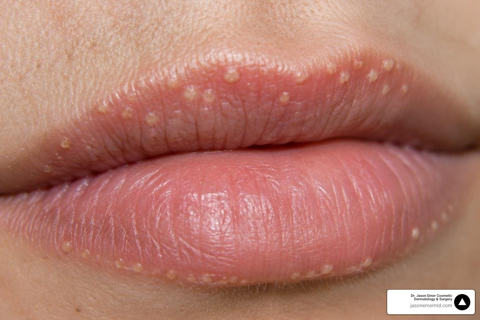 Dermatoscopy evaluation of lip border lesions