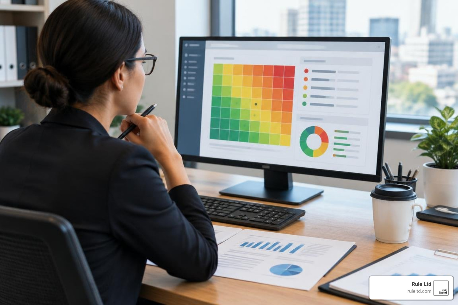 Risk indicator threshold calibration matrix showing comfort levels and escalation points Risk indicator threshold calibration matrix showing comfort levels and escalation points
