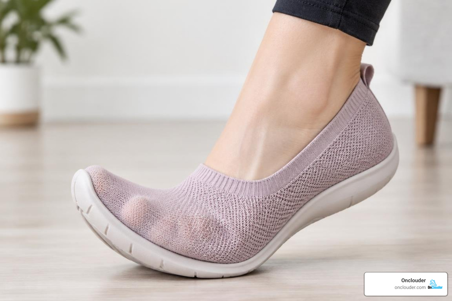 flexible sole construction and stretchable upper textiles