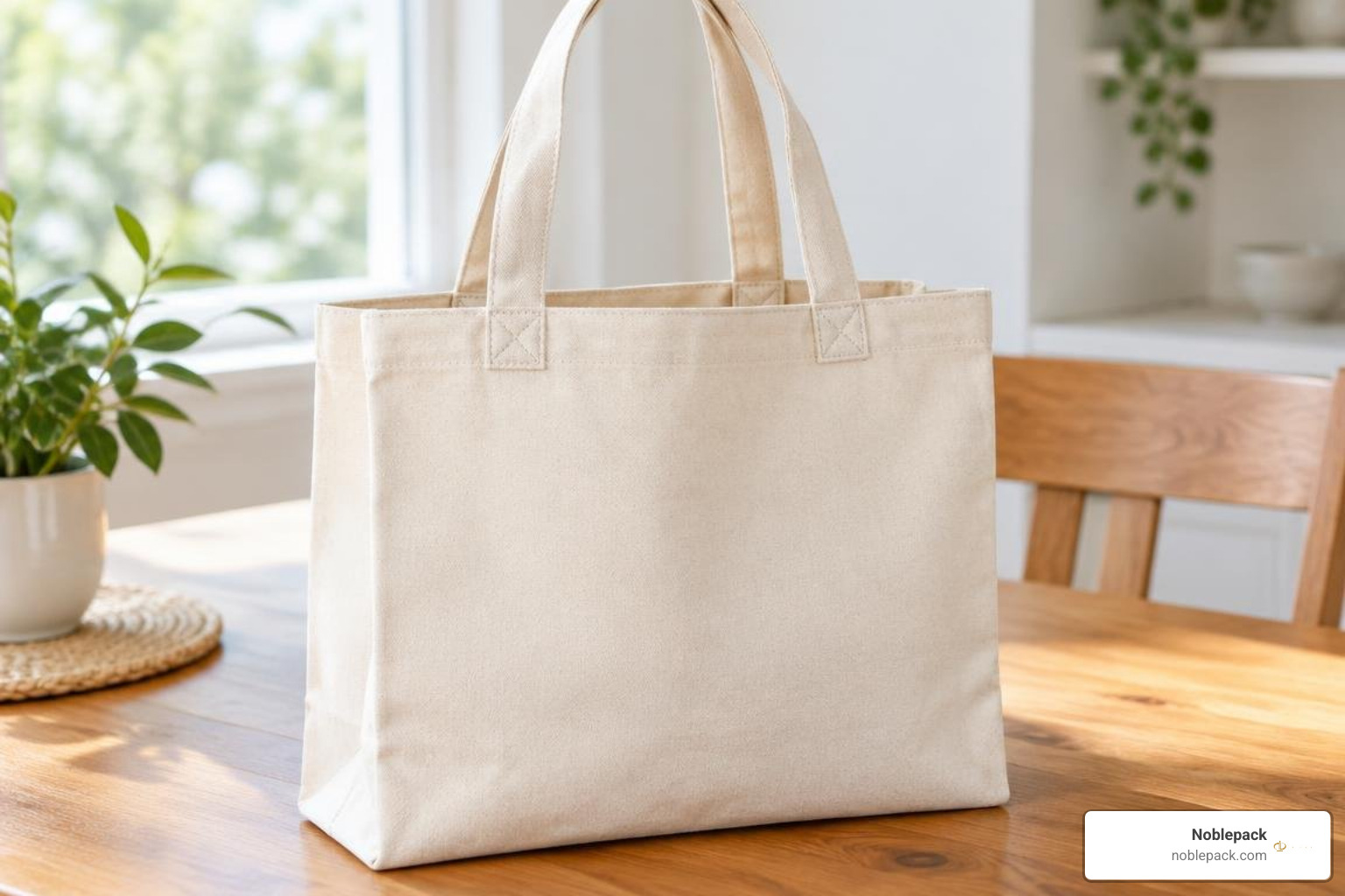 reinforced box stitching and structured tote bottoms