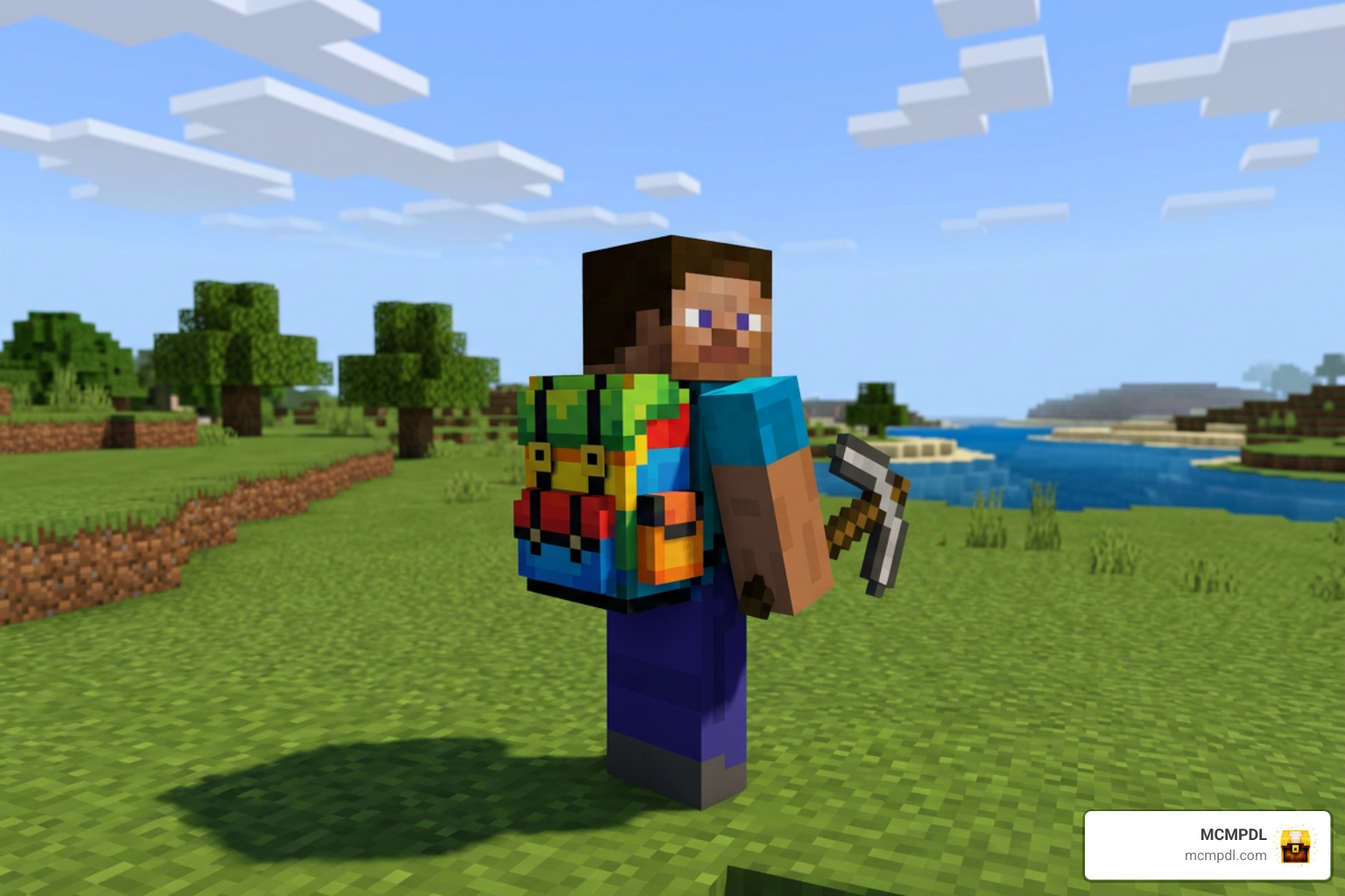 Minecraft Bedrock backpack