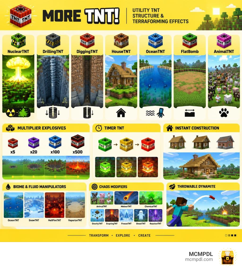 visual breakdown of utility TNT structure and terraforming effects infographic visual breakdown of utility TNT structure and terraforming effects infographic