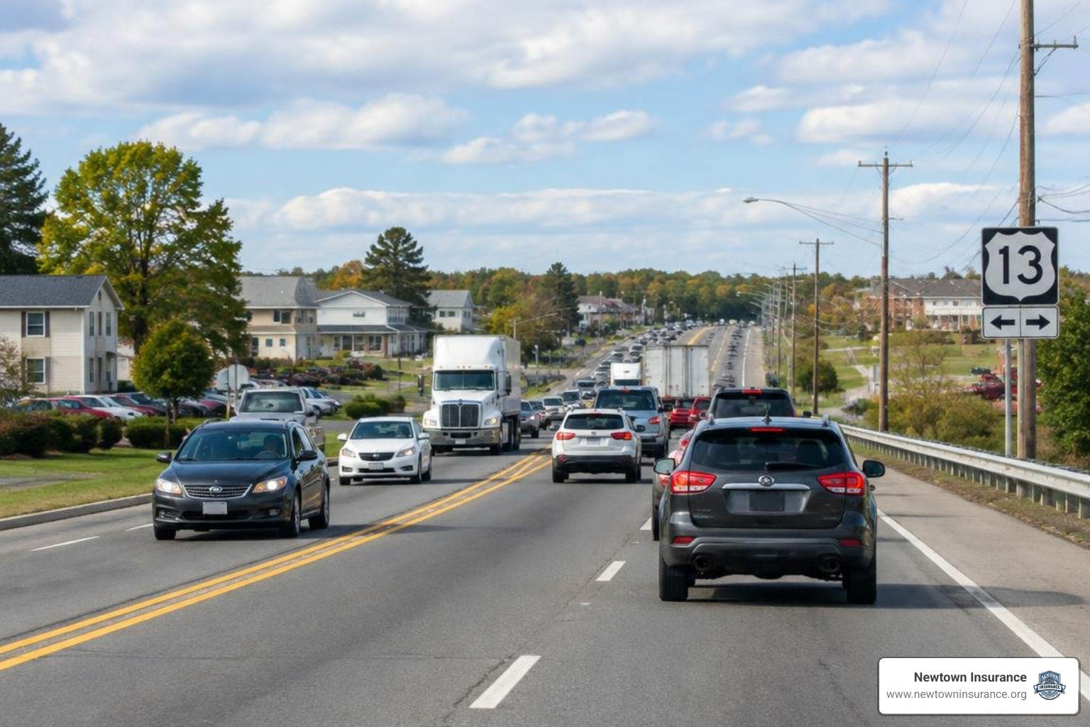 Bristol PA traffic on Route 13 Bristol PA traffic on Route 13