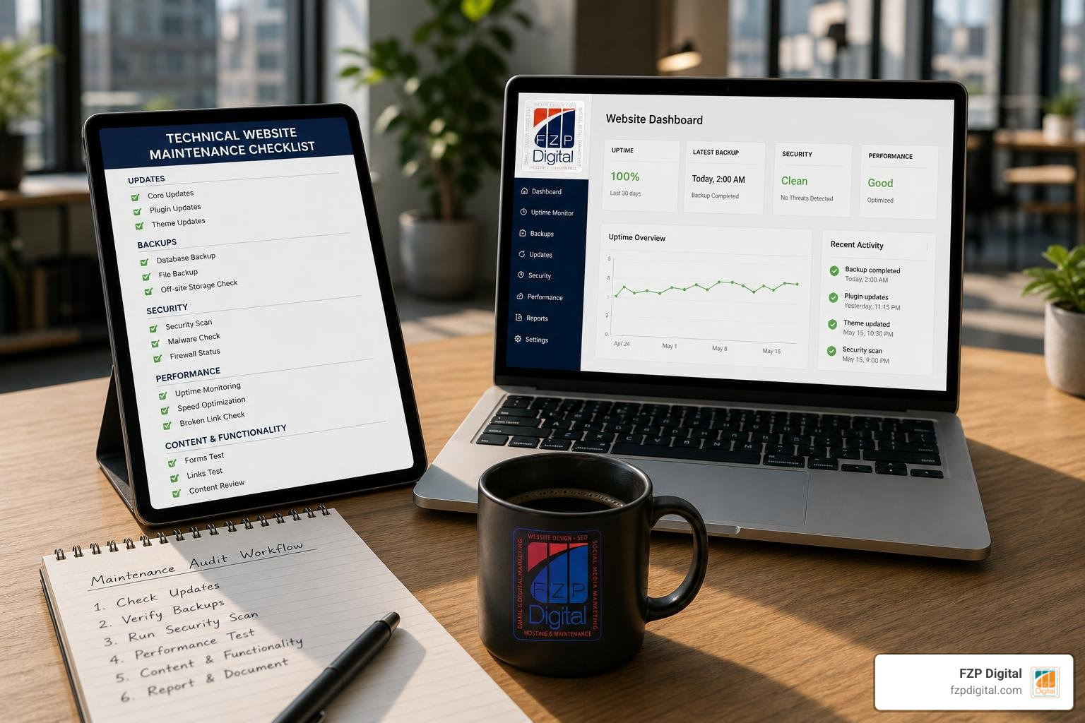Technical website maintenance checklist and audit workflow Technical website maintenance checklist and audit workflow