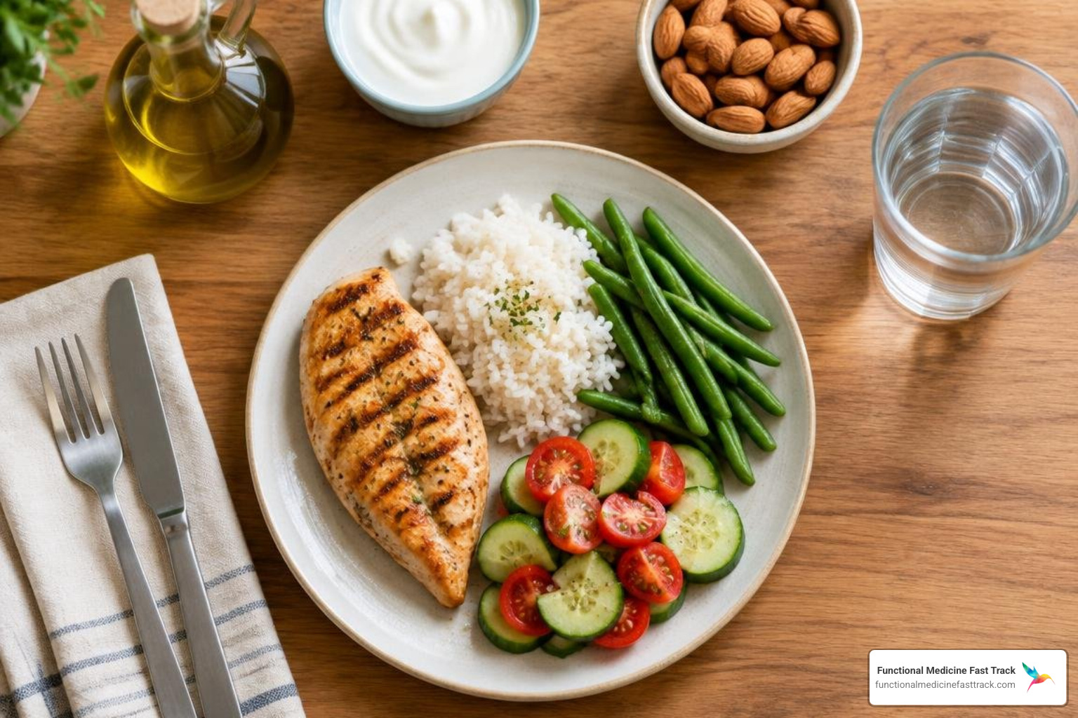 Balanced low-fermentation meal ingredients and gut-friendly pantry staples
