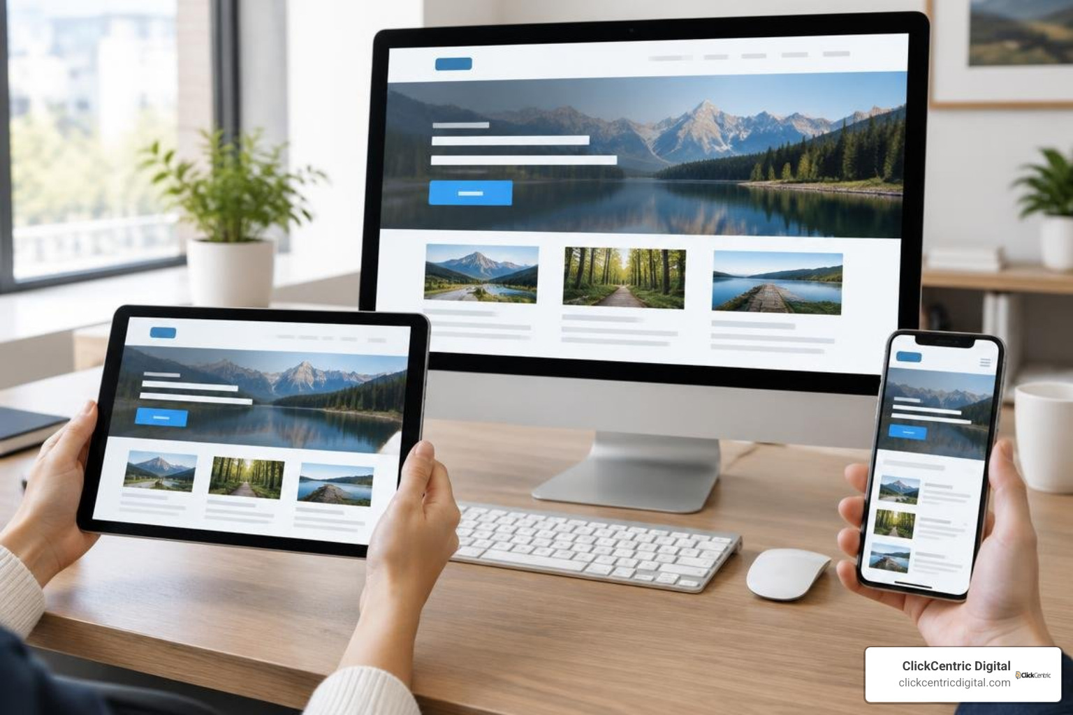 Responsive layout testing across tablet and mobile screens