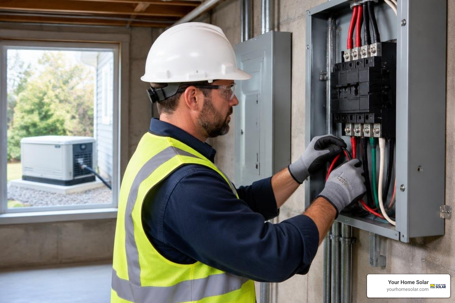 certified electrician wiring an automatic transfer switch certified electrician wiring an automatic transfer switch
