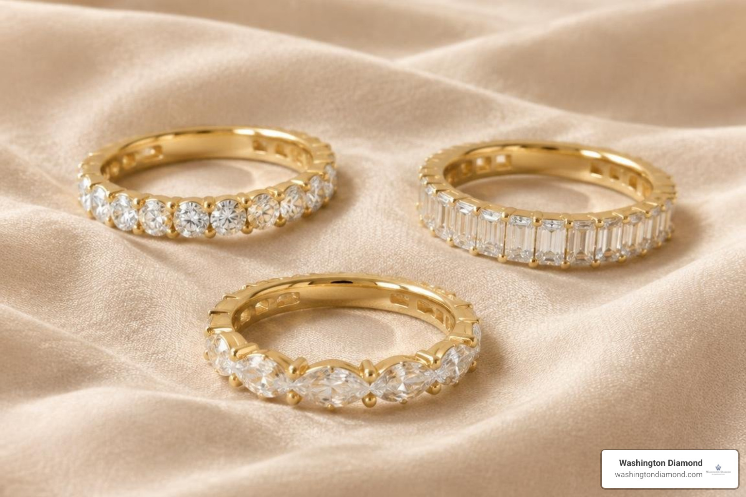 yellow gold half eternity ring variations yellow gold half eternity ring variations