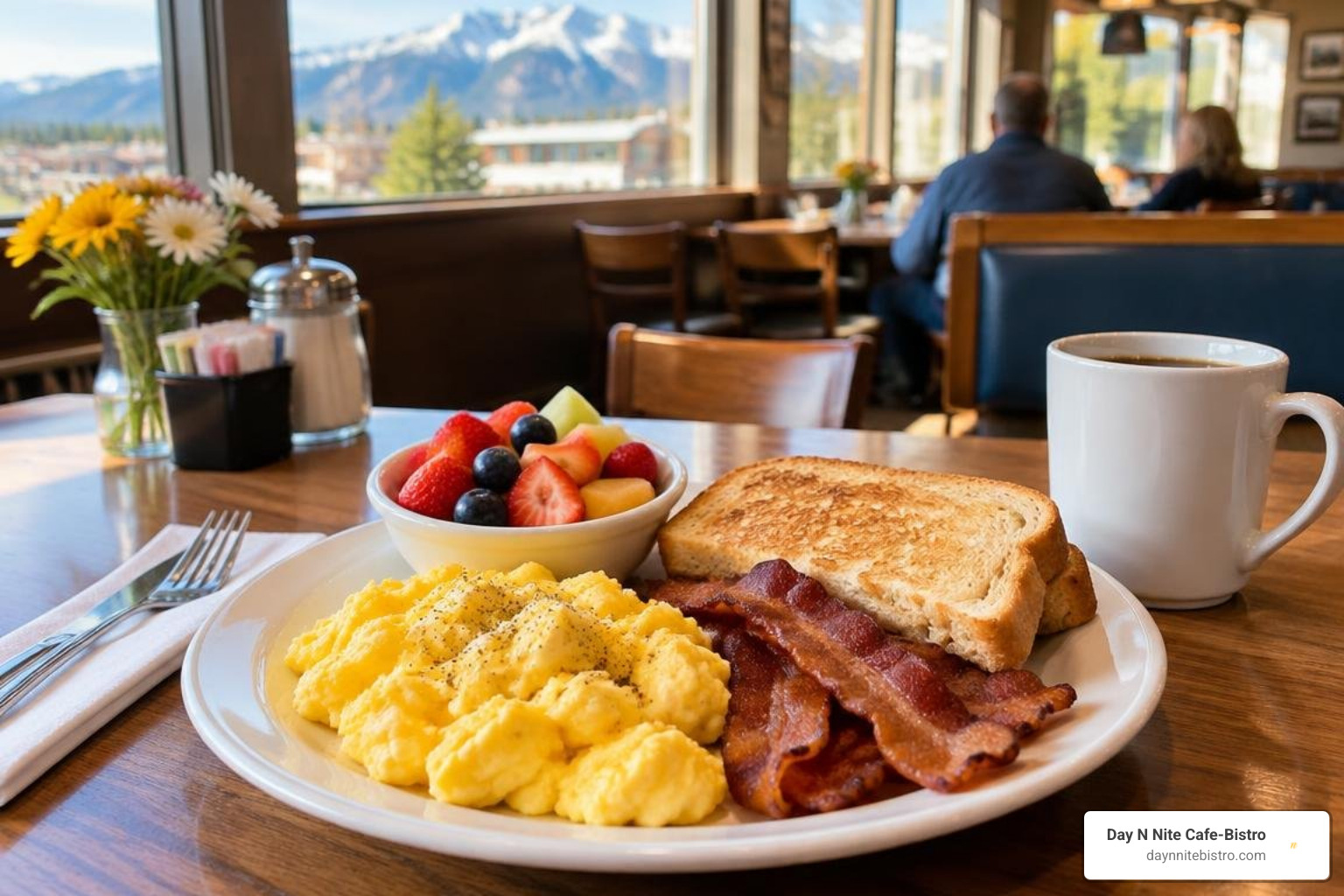 fresh morning dishes on a table in Heber City