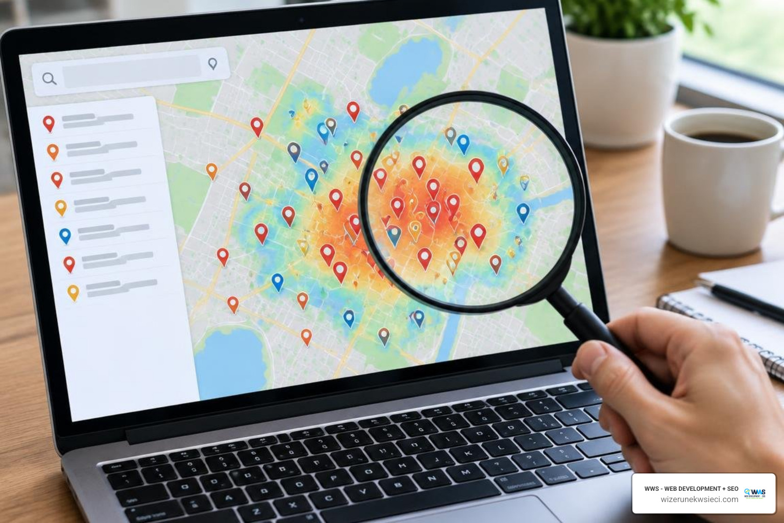 local competitor analysis map showing search density local competitor analysis map showing search density