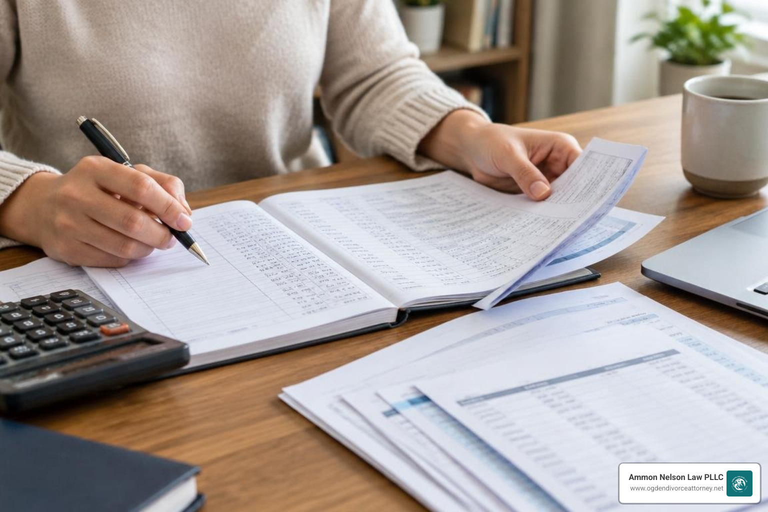 organized ledger and bank records of spousal support organized ledger and bank records of spousal support