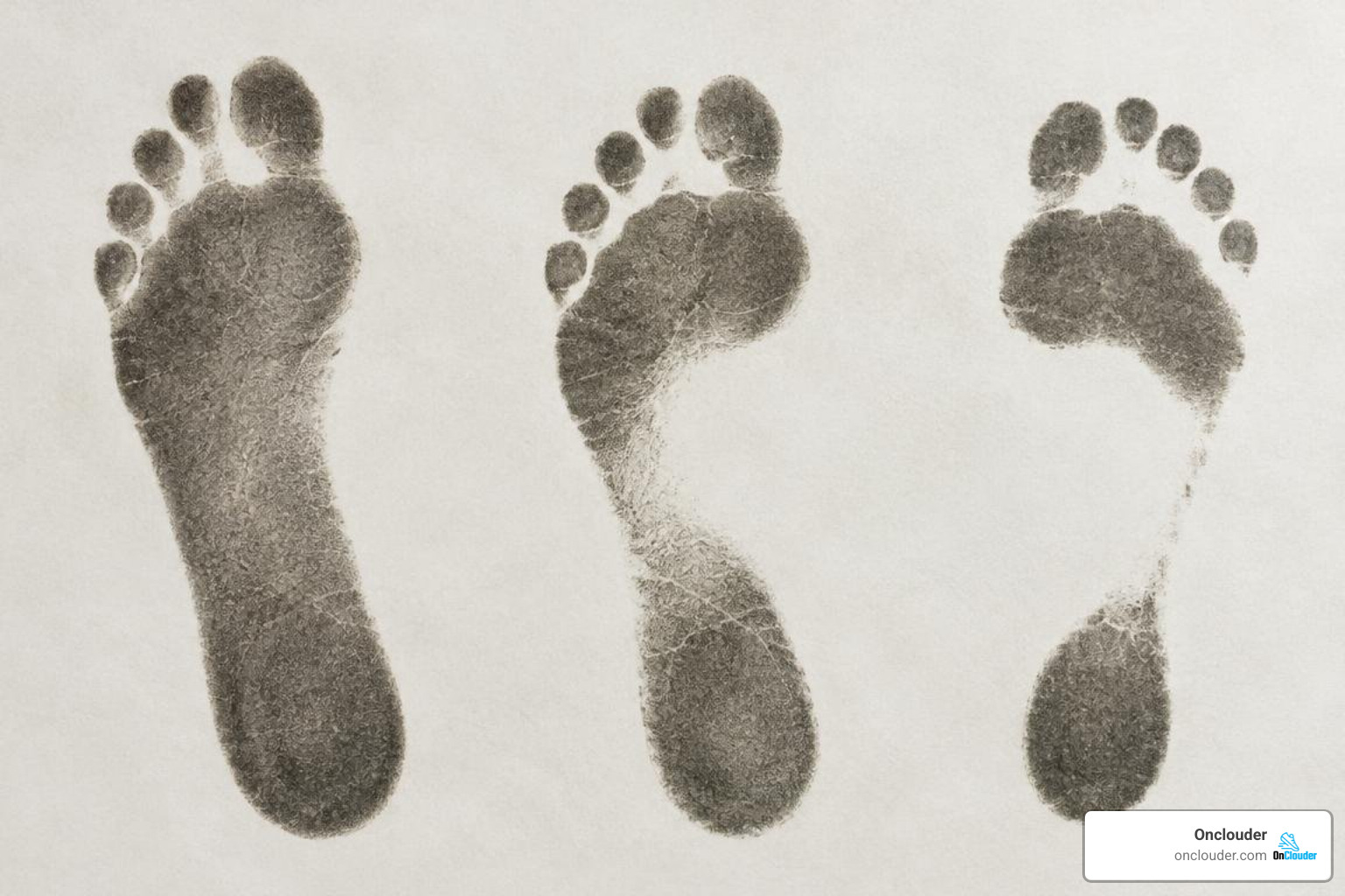 Wet paper foot arch test showing low, neutral, and high arch imprint shapes Wet paper foot arch test showing low, neutral, and high arch imprint shapes