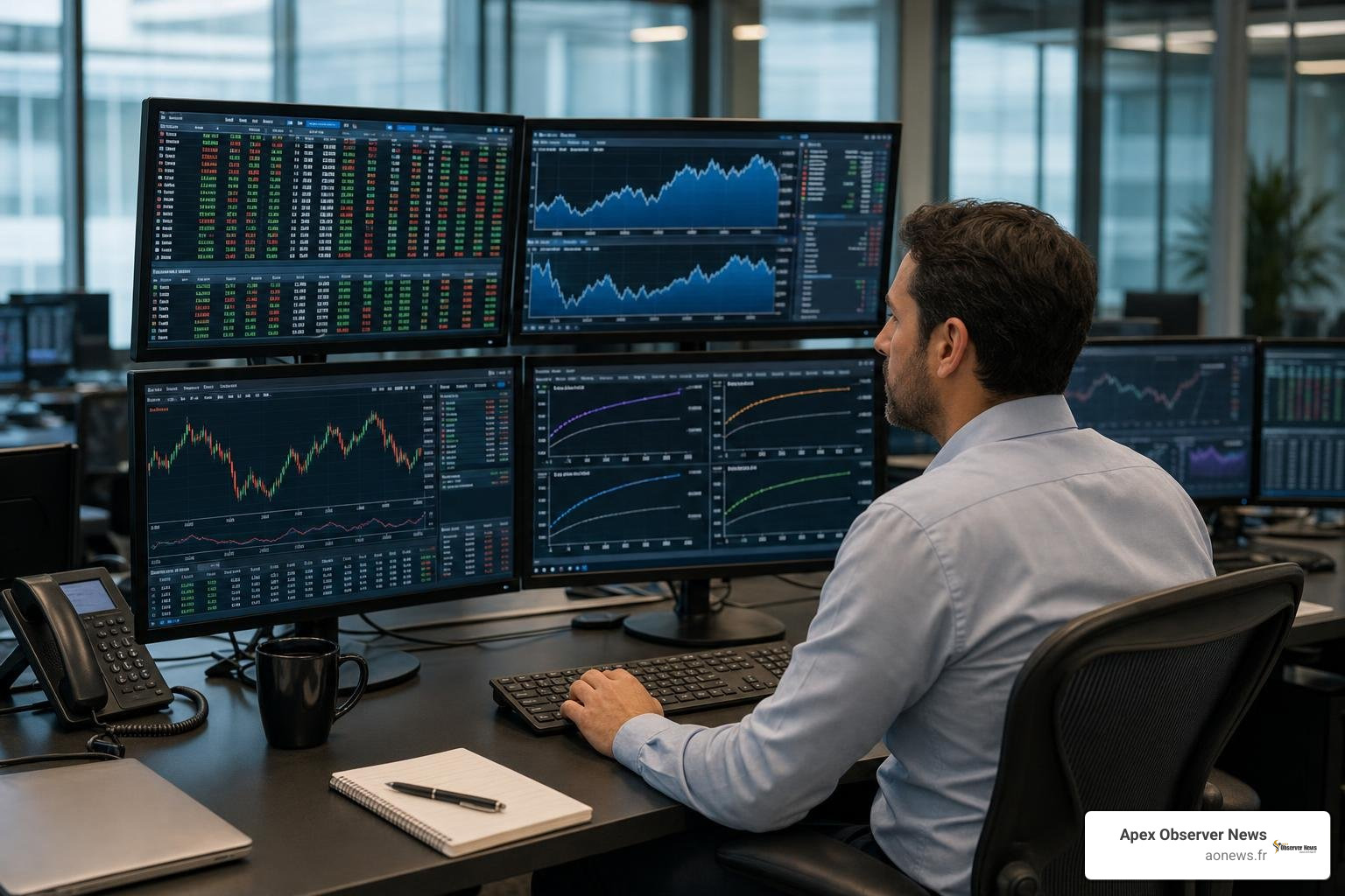 currency exchange rate screens and sovereign bond yield curve monitors currency exchange rate screens and sovereign bond yield curve monitors